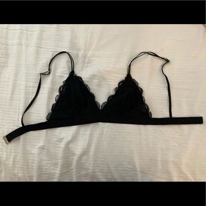 Madewell Black Lace Bralette